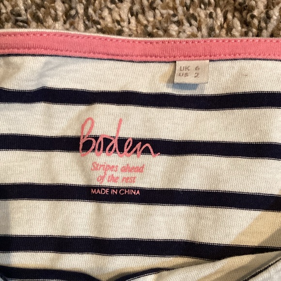 Boden striped shirt with embroidered sleeves - Picture 2 of 5